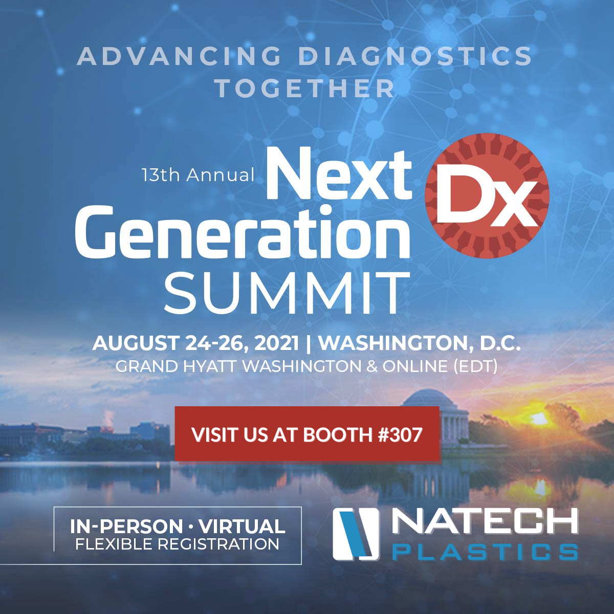 Visit Natech Plastics at Next Generation Dx Summit 2021 in Washington, D.C.