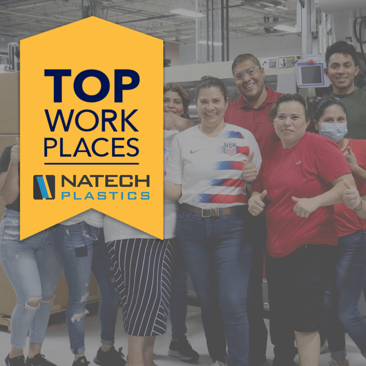 Natech Plastics Awarded Long Island Top Workplaces 2022