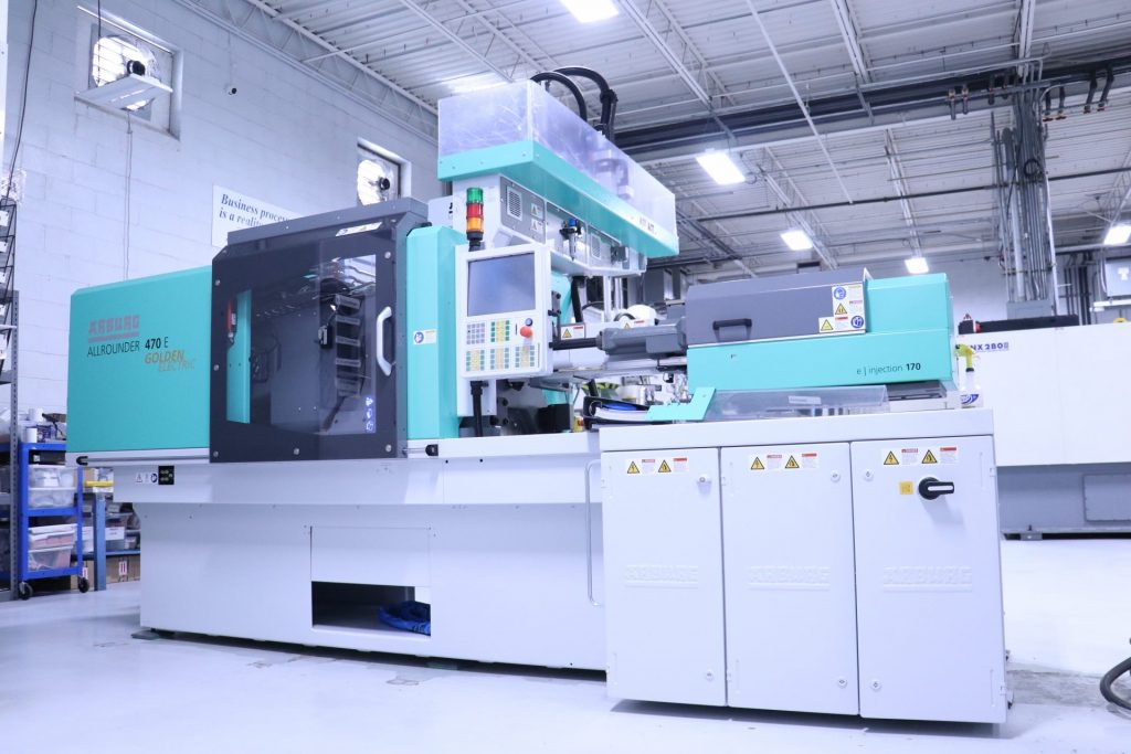 Injection molding machine ARBURG for medical and diagnostic product production